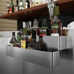 22 in. Double Tier Stainless Steel Speed Rail