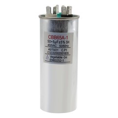 6Pcs Dual Run AC Capacitor 50+5 MFD µF 370-440VAC 50/60Hz 5% HVAC