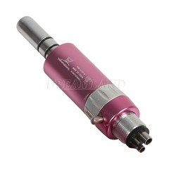 Dental E-TYPE 4 holes air motor slow low speed Handpiece Fit NSK style pink USA