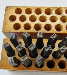 🗽YOUNG BROS. STEEL STAMPS LETTERS 1/4″ MACHINIST/ TOOLMAKER