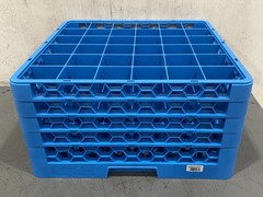 Set Of Carlisle 10.3″ OptiClean 36-Compartment Divided Glass Rack RG36-414