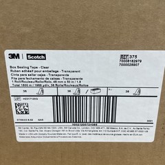 36 Rolls 3M 375 Scotch 2″ Clear Packaging Carton Sealing Tape