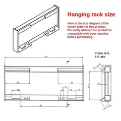 High Quality Wolfequip 66in/72in Quick Attach Skid Steer Attachment Rock Bucket