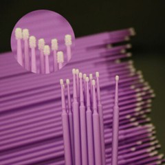 100pcs 4Sizes Dental Microbrush Disposable Applicators Tips Micro Brush Cleaning