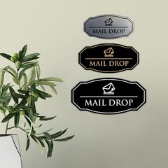 Signs ByLITA Victorian Mail Drop Durable Plastic | Easy Installation | Elegan…