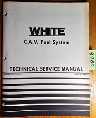 White CAV Fuel System on 2-105 7300 8600 8800 1265 1270 1365 1370 Service Manual