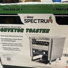 Winco Spectrum ECT-700 Commercial Electric Conveyor Toaster 120 V 1800 Watts