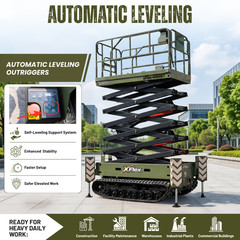 2026 BRAND NEW ELECTRIC TRACK SCISSOR LIFT XFLEX 4068ET/45 FEET WORKING HEIGHT