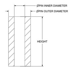 197-9251 PISTON PIN C/W PLUGS (113-8999) Suitable For Caterpillar Shipping from