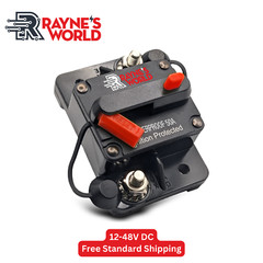 5 PACK 50 Amp Waterproof Circuit Breaker Auto/Marine/Solar 12-48DC Manual Reset