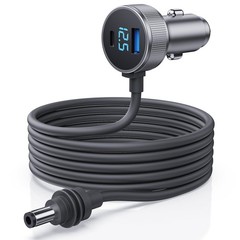 Starlink Mini Car Charger (10FT): 12-48V DC, Display, 40W PD & 35W Ports