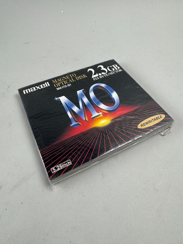 MAXELL MAGNETO OPTICAL DISK MA172-S1 – 2.3GB/512 BYTES
