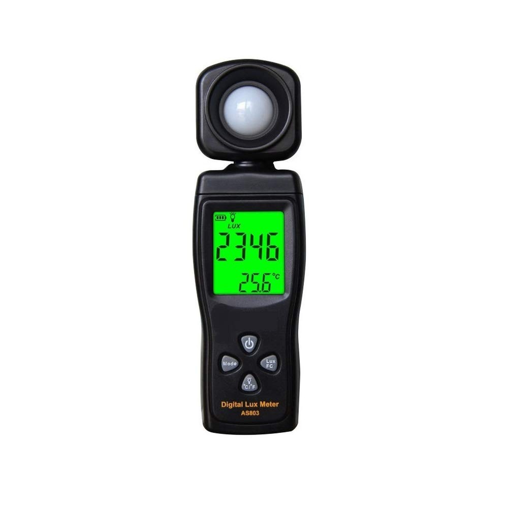 Digital Lux Meter, Illuminometer, Photometer, 0～200,000 Lux Measure Range
