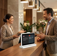 Dual-Screen Business AI Smart Translator Device with 10″ Touchscreens Translator