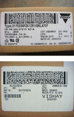 ONE BAG 250 VISHAY Ceramic Disc Capacitors 1000pf +/-10%, 400Vrms – New & Unused