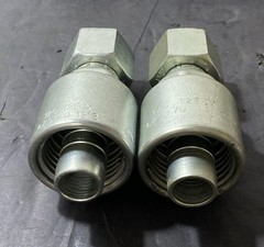 Gates G25170-1212 12G-12FJX Lot Of 2 Hydraulic Mega-Crimp Coupling