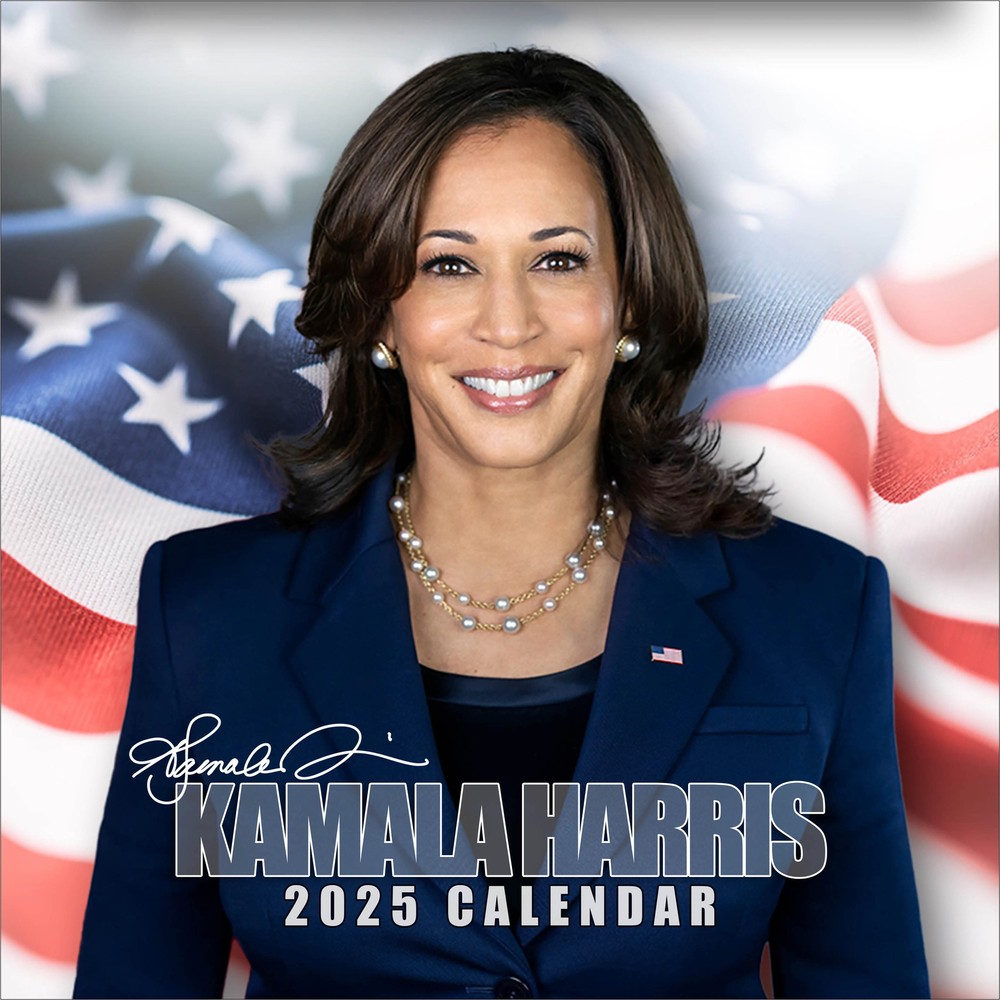Kamala Harris Calendar 2025 FULL SIZE 12×24 Made in USA