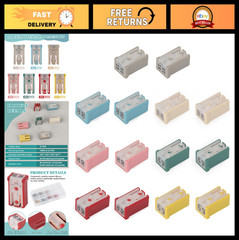 14Pcs Mini Slotted Cartridge Fuse Kit 15A 20A 25A 30A 40A 50A 60A 32V Assortment