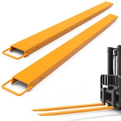 2X 96″ * 6.5″ Pallet Fork Forklift Extension Durable Alloy Heavy Duty Steel US