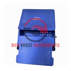 Orthopedic LCP Empty 1.5mm & 2.0mm Locking and Cortical Screw Box Aluminum Case