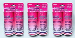 Lot of 3 Allary Home and Travel Lint Rollers Refill 6 Count