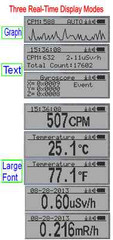 TWO GQ GMC-320+V4 Geiger Counter Radiation Detector Meter Beta Gamma X ray