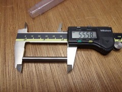 6MM X 56MM Ultra Hard C2 Tungsten Carbide Rod With 1MM Diameter Coolant Hole