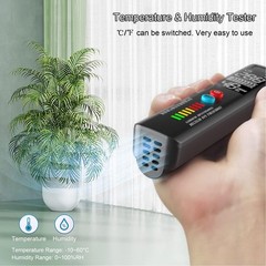 Portable Gas Leak Detector, SUETTLA X4A 2-in-1 Handheld Natural Gas Sniffer