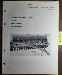 John Deere DF-B Fertilizer Grain Drill Predelivery Inst Manual PDI-M16710M 5/61