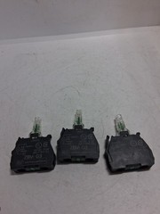 TELEMECANIQUE ZBV-G3 LED MODULE GREEN 48-120V (LOT OF 3)