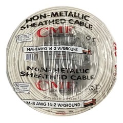 CME WIRE & CABLE 14/2 + GROUND COPPER BUILDING WIRE, NM-B CABLE, 250-FEET