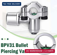 BPV31 Bullet Piercing Valve (2Pcs), Zinc Alloy Needle Valve Three-in-one Kit, Ai