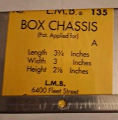 ELECTRONIC ENCLOSURE/PROJECT BOX 3-3/4 x 3 x 2-1/8 LMB -135-PLN