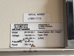 Karl Storz 20133120 Xenon 300 SCB light source