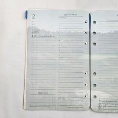 1 Undated Month Generic Calendar Franklin Covey Compact Size Pages Refill Paper