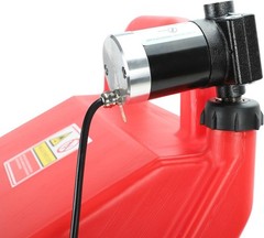 Fuel Caddy 16 Gallon Portable Fuel Tank 12V DC Electric Transfer Pump 3.7GPM