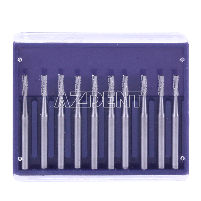 Dental Tungsten Steel Carbide Burs FG 558 for High Speed Handpiece 10pcs/box