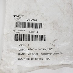 Volvo APAds Control Unit 3939314 Index Sensors & Controls AC Fan Module NEW