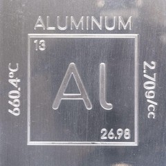 One Bar of 1 Pound (lb) Aluminum Bullion 6.5 x 2.5 x 0.5 inches, Silver