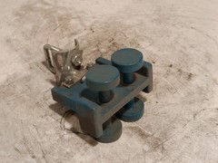 Corbel trolley lot of 4 beam festoon cable track carriers as shown