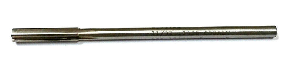 11/32″ .3438″ 6-Flute Cobalt Straight Flute Reamer MF110018225