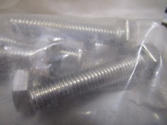 M10-1.5 x 50mm DIN 933 A2-70 Stainless Steel Hex Cap Screw QTY 10