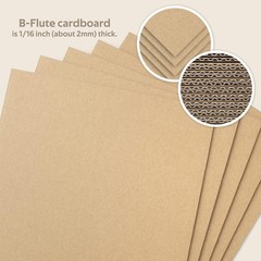 50 Pack 11×14 Inch Corrugated Cardboard Sheets Inserts for Mailing Packaging