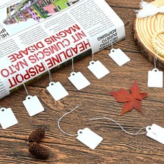 220 Pack White Price Tags with String Attached Marking Price Tags Price Labels D