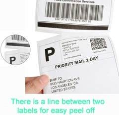 4 Rolls 4×6 Direct Thermal Shipping Labels for 1744907 Dymo 4XL Printer 220/Roll