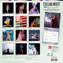 Taylor Swift OFFICIAL | 2027 12×24″ (Hanging) Monthly Square Wall Calendar