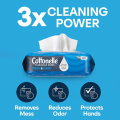 Cottonelle Fresh Care Flushable Wipes, 504 Count – Septic Safe Fresh Clean