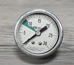 Vintage Air-Shields Inc Pressure Gauge Hatboro PA Medical Industrial Display