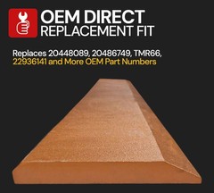 66″x6″x3/4″ Bucket Cutting Edge for Skid Steer & Loader – 16Mn Steel