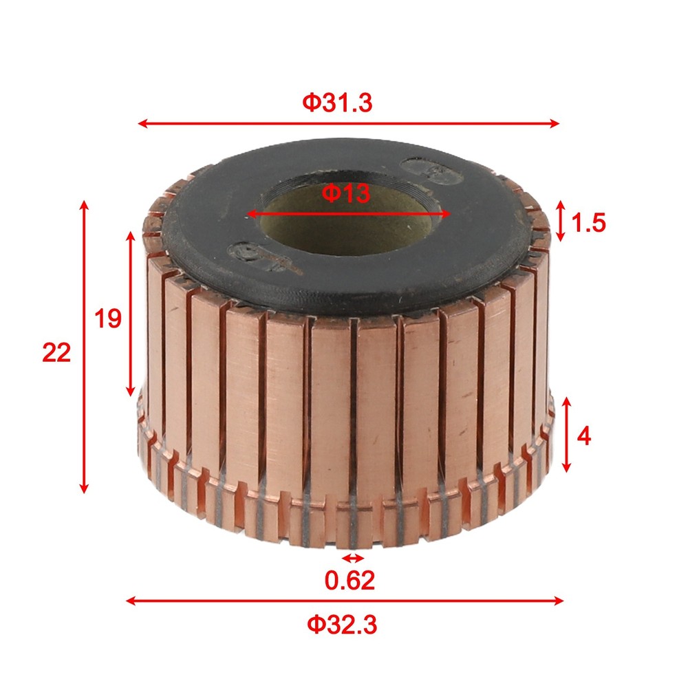 Diverse Applications Electric Motor Commutator with Easy Installation Features